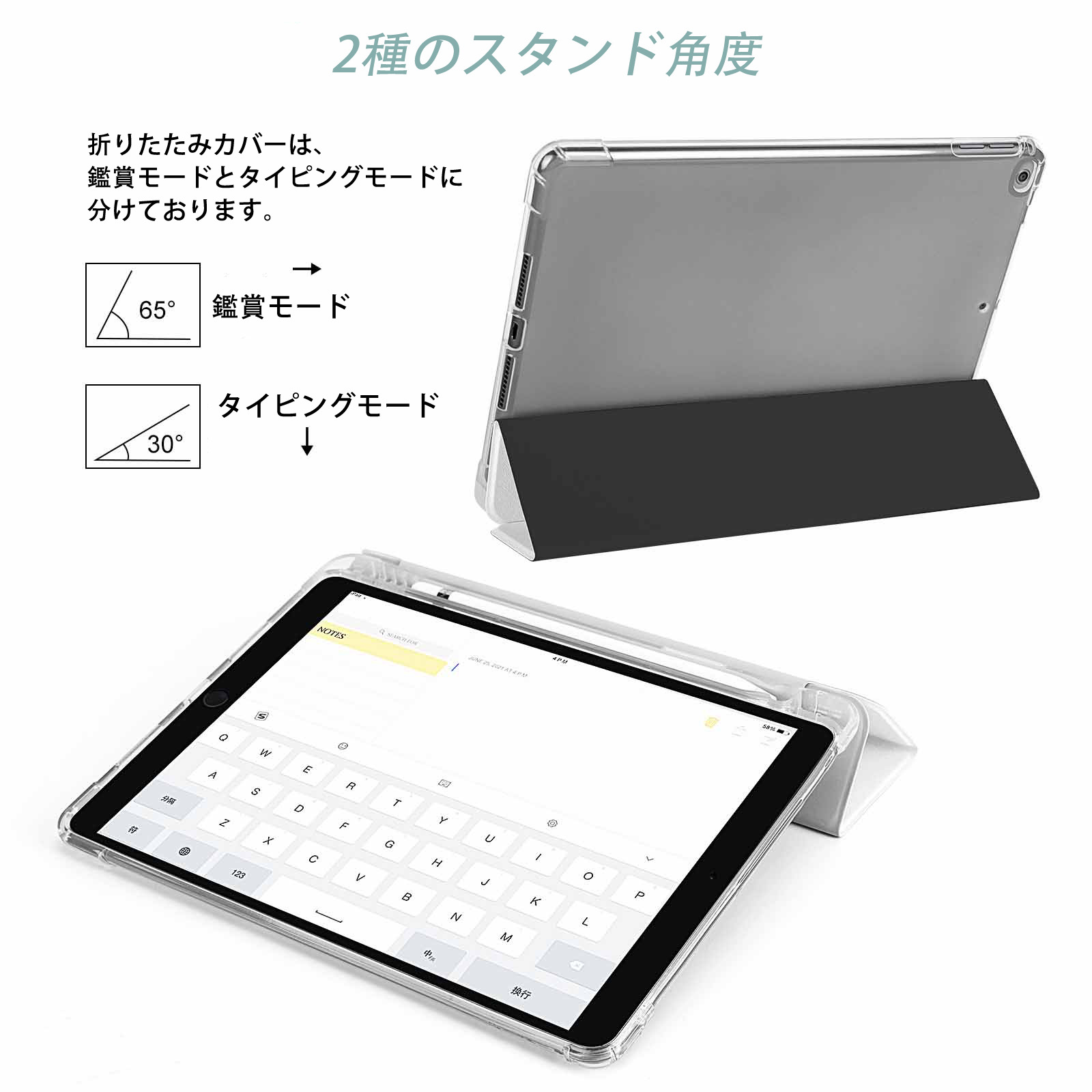 ブリーチ 黒崎一護（くろさき いちご）BLEACH Kurosaki Ichigo IPad ケース ペン収納付き 三つ折りスタンド PUレザー×シリコン 対応機種9.5/10.5/10.9インチ