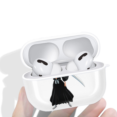 ブリーチ 黒崎一護（くろさき いちご）BLEACH Kurosaki Ichigo 【AirPods Pro用】ハードシェル保護ケース 耐衝撃・防指紋・カラビナ付き商品仕様