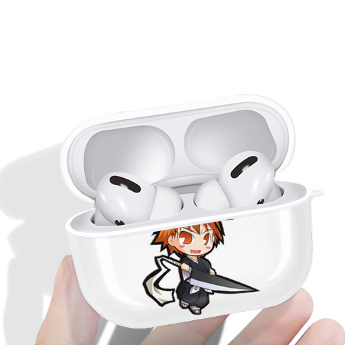 ブリーチ 黒崎一護（くろさき いちご）BLEACH Kurosaki Ichigo 【AirPods Pro用】ハードシェル保護ケース 耐衝撃・防指紋・カラビナ付き商品仕様