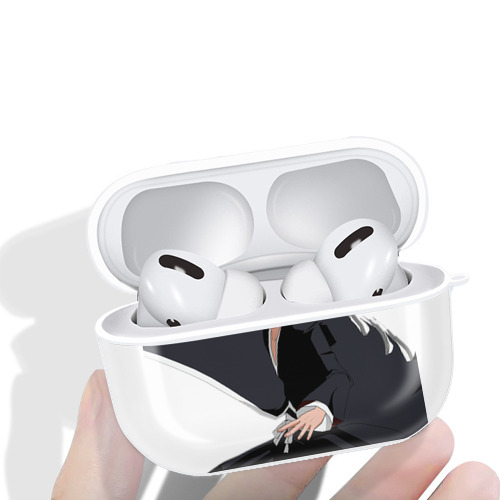 ブリーチ 黒崎一護（くろさき いちご）BLEACH Kurosaki Ichigo 【AirPods Pro用】ハードシェル保護ケース 耐衝撃・防指紋・カラビナ付き商品仕様