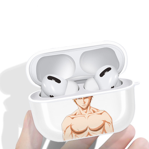 ブリーチ 黒崎一護（くろさき いちご）BLEACH Kurosaki Ichigo 【AirPods Pro用】ハードシェル保護ケース 耐衝撃・防指紋・カラビナ付き商品仕様