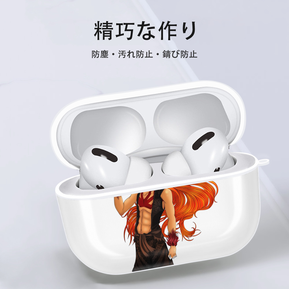 ブリーチ 黒崎一護（くろさき いちご）BLEACH Kurosaki Ichigo 【AirPods Pro用】ハードシェル保護ケース 耐衝撃・防指紋・カラビナ付き商品仕様