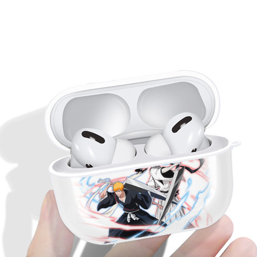 ブリーチ 黒崎一護（くろさき いちご）BLEACH Kurosaki Ichigo 【AirPods Pro用】ハードシェル保護ケース 耐衝撃・防指紋・カラビナ付き商品仕様