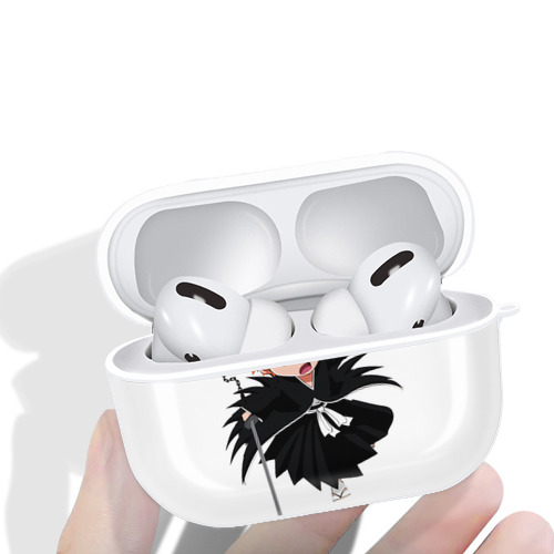 ブリーチ 黒崎一護（くろさき いちご）BLEACH Kurosaki Ichigo 【AirPods Pro用】ハードシェル保護ケース 耐衝撃・防指紋・カラビナ付き商品仕様