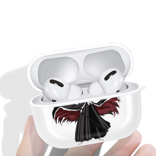 ブリーチ 黒崎一護（くろさき いちご）BLEACH Kurosaki Ichigo 【AirPods Pro用】ハードシェル保護ケース 耐衝撃・防指紋・カラビナ付き商品仕様