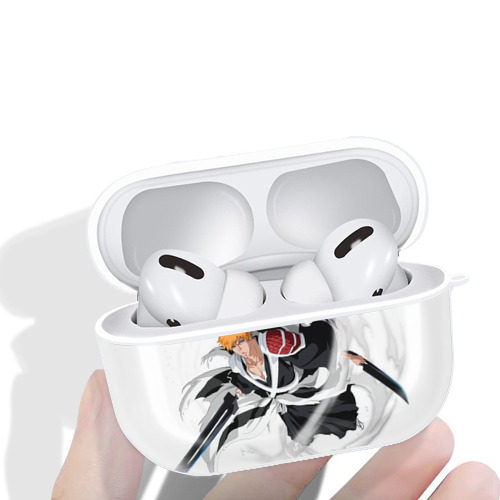 ブリーチ 黒崎一護（くろさき いちご）BLEACH Kurosaki Ichigo 【AirPods Pro用】ハードシェル保護ケース 耐衝撃・防指紋・カラビナ付き商品仕様