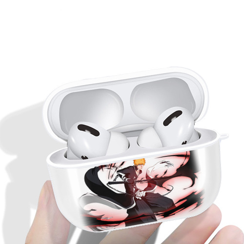 ブリーチ 黒崎一護（くろさき いちご）BLEACH Kurosaki Ichigo 【AirPods Pro用】ハードシェル保護ケース 耐衝撃・防指紋・カラビナ付き商品仕様