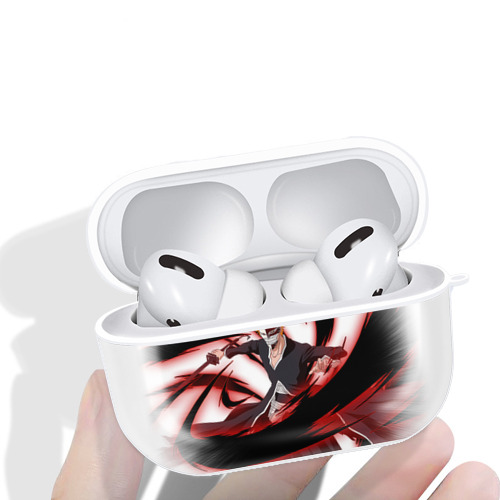 ブリーチ 黒崎一護（くろさき いちご）BLEACH Kurosaki Ichigo 【AirPods Pro用】ハードシェル保護ケース 耐衝撃・防指紋・カラビナ付き商品仕様