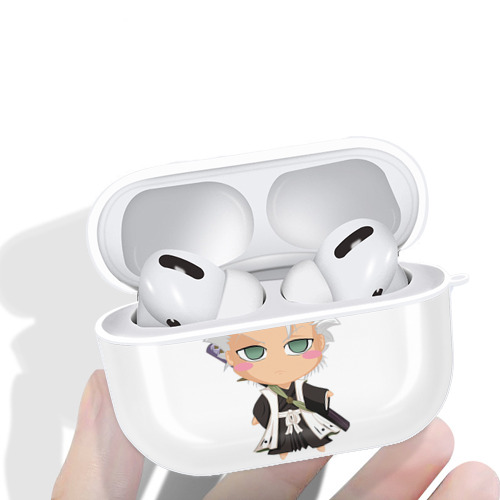 ブリーチ 日番谷冬獅郎（ひつがや とうしろう） BLEACH Hitsugaya Toushirou 【AirPods Pro用】ハードシェル保護ケース 耐衝撃・防指紋・カラビナ付き商品仕様