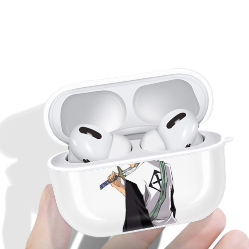 ブリーチ 日番谷冬獅郎（ひつがや とうしろう） BLEACH Hitsugaya Toushirou 【AirPods Pro用】ハードシェル保護ケース 耐衝撃・防指紋・カラビナ付き商品仕様