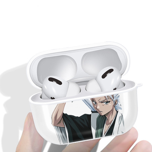 ブリーチ 日番谷冬獅郎（ひつがや とうしろう） BLEACH Hitsugaya Toushirou 【AirPods Pro用】ハードシェル保護ケース 耐衝撃・防指紋・カラビナ付き商品仕様