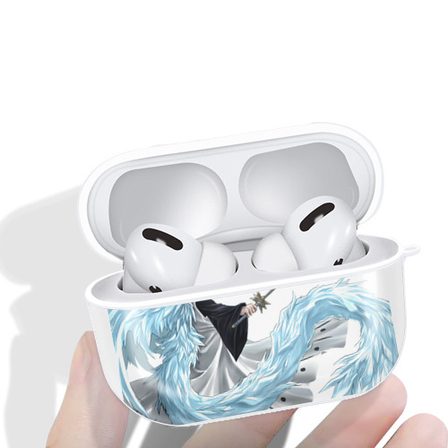 ブリーチ 日番谷冬獅郎（ひつがや とうしろう） BLEACH Hitsugaya Toushirou 【AirPods Pro用】ハードシェル保護ケース 耐衝撃・防指紋・カラビナ付き商品仕様
