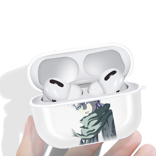 ブリーチ 日番谷冬獅郎（ひつがや とうしろう） BLEACH Hitsugaya Toushirou 【AirPods Pro用】ハードシェル保護ケース 耐衝撃・防指紋・カラビナ付き商品仕様