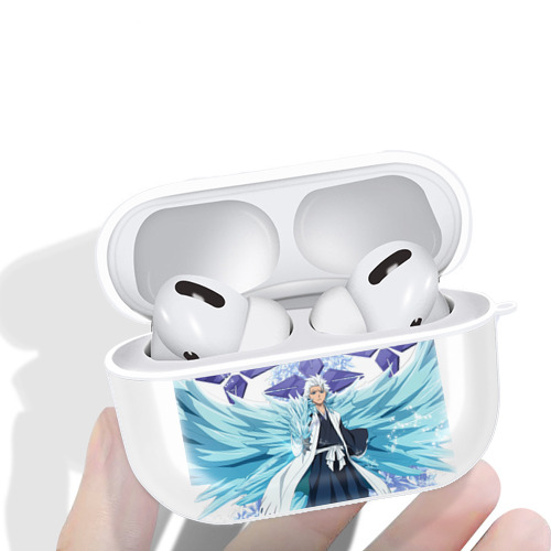 ブリーチ 日番谷冬獅郎（ひつがや とうしろう） BLEACH Hitsugaya Toushirou 【AirPods Pro用】ハードシェル保護ケース 耐衝撃・防指紋・カラビナ付き商品仕様