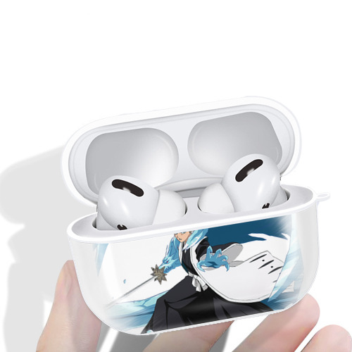 ブリーチ 日番谷冬獅郎（ひつがや とうしろう） BLEACH Hitsugaya Toushirou 【AirPods Pro用】ハードシェル保護ケース 耐衝撃・防指紋・カラビナ付き商品仕様