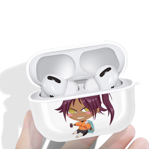 ブリーチ 四楓院 夜一（しほういん よるいち） BLEACH Shihouin Yoruichi 【AirPods Pro用】ハードシェル保護ケース 耐衝撃・防指紋・カラビナ付き商品仕様