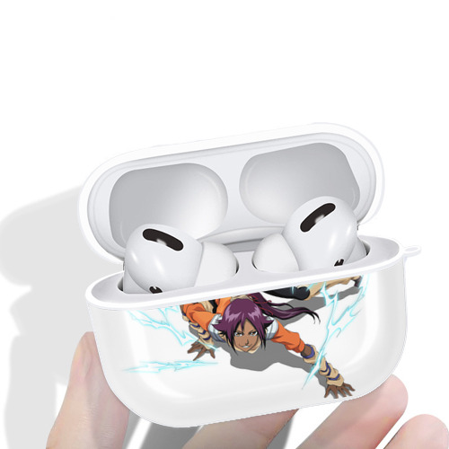 ブリーチ 四楓院 夜一（しほういん よるいち） BLEACH Shihouin Yoruichi 【AirPods Pro用】ハードシェル保護ケース 耐衝撃・防指紋・カラビナ付き商品仕様