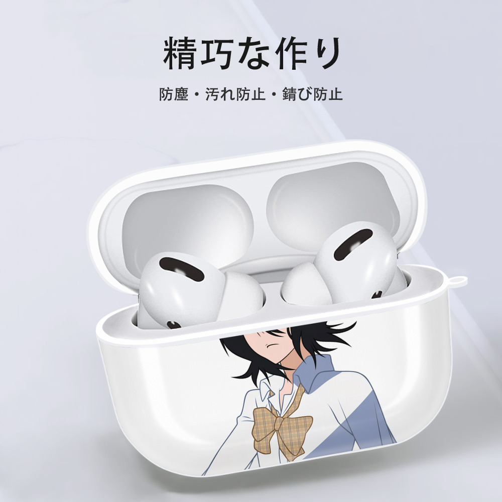 ブリーチ 朽木ルキア BLEACH Kuchiki Rukia 【AirPods Pro用】ハードシェル保護ケース 耐衝撃・防指紋・カラビナ付き商品仕様