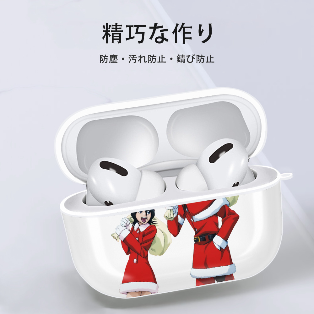 ブリーチ 朽木ルキア BLEACH Kuchiki Rukia 【AirPods Pro用】ハードシェル保護ケース 耐衝撃・防指紋・カラビナ付き商品仕様