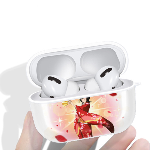 ブリーチ 朽木ルキア BLEACH Kuchiki Rukia 【AirPods Pro用】ハードシェル保護ケース 耐衝撃・防指紋・カラビナ付き商品仕様