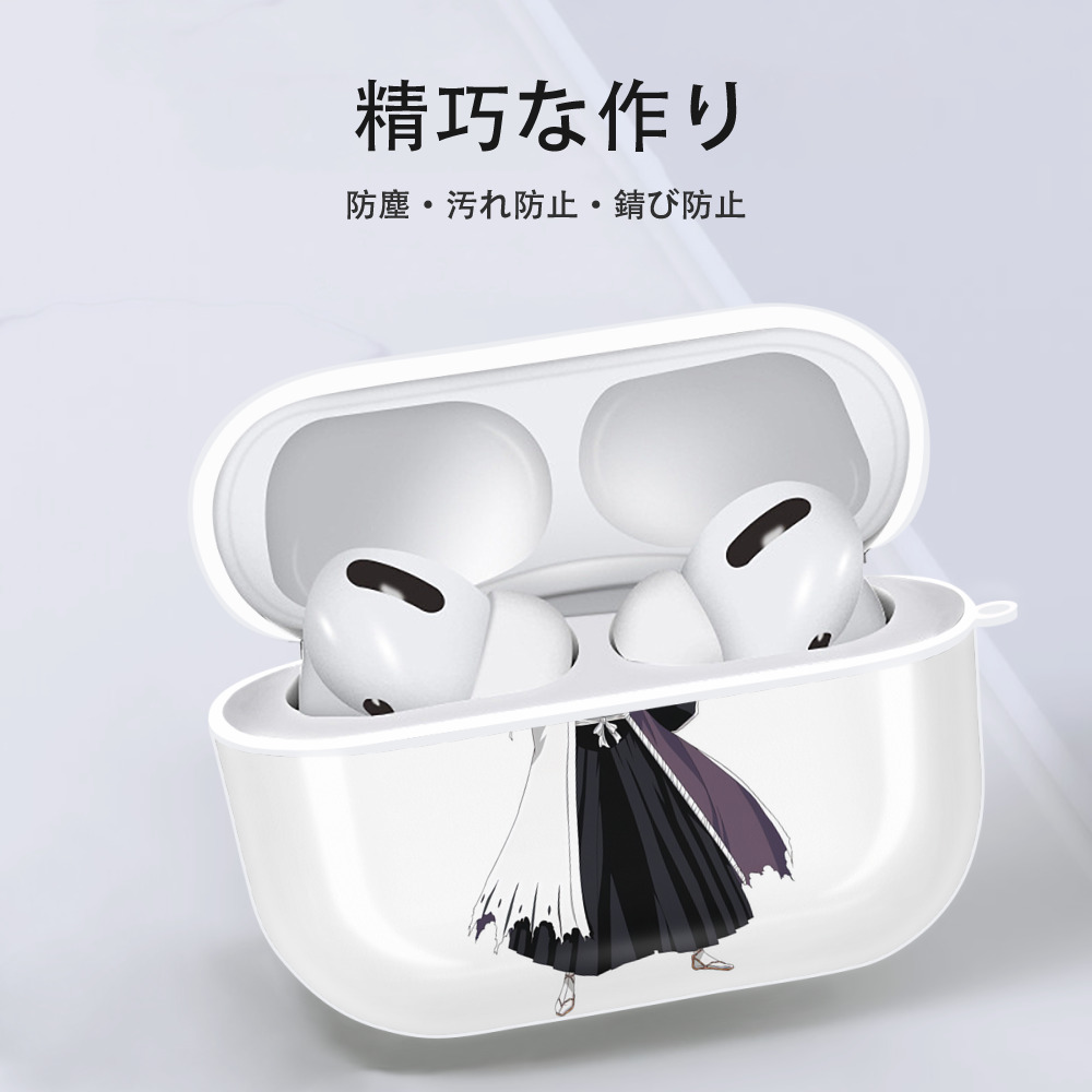 ブリーチ ざらき けんぱち BLEACH Zaraki Kenpachi 【AirPods Pro用】ハードシェル保護ケース 耐衝撃・防指紋・カラビナ付き商品仕様