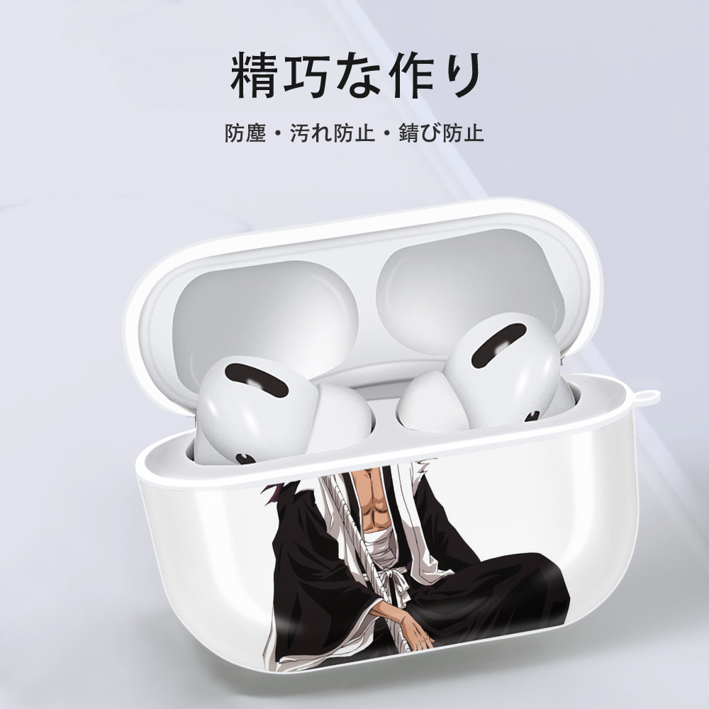 ブリーチ ざらき けんぱち BLEACH Zaraki Kenpachi 【AirPods Pro用】ハードシェル保護ケース 耐衝撃・防指紋・カラビナ付き商品仕様