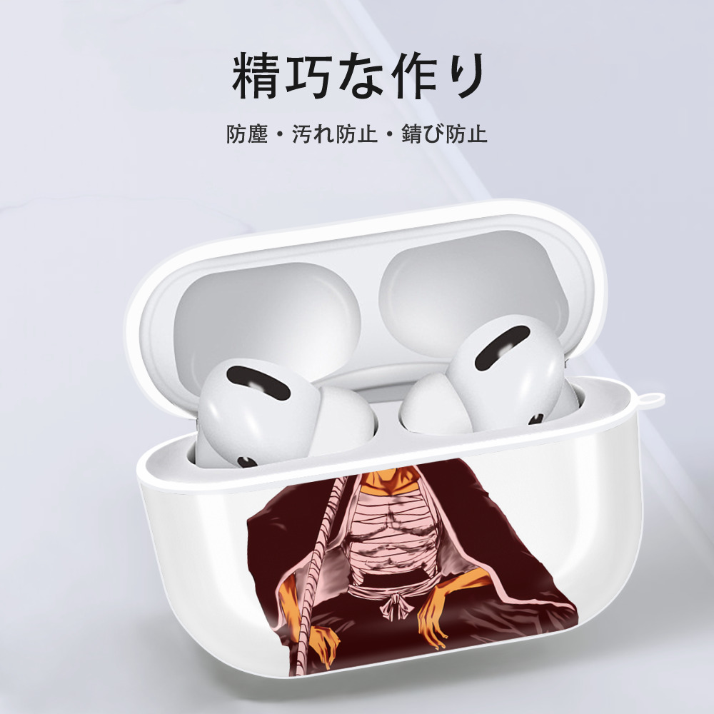 ブリーチ ざらき けんぱち BLEACH Zaraki Kenpachi 【AirPods Pro用】ハードシェル保護ケース 耐衝撃・防指紋・カラビナ付き商品仕様
