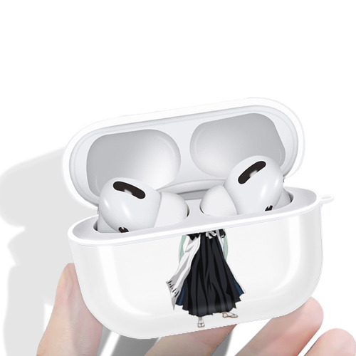 ブリーチ くちき びゃくや BLEACH Kuchiki Byakuya 【AirPods Pro用】ハードシェル保護ケース 耐衝撃・防指紋・カラビナ付き商品仕様