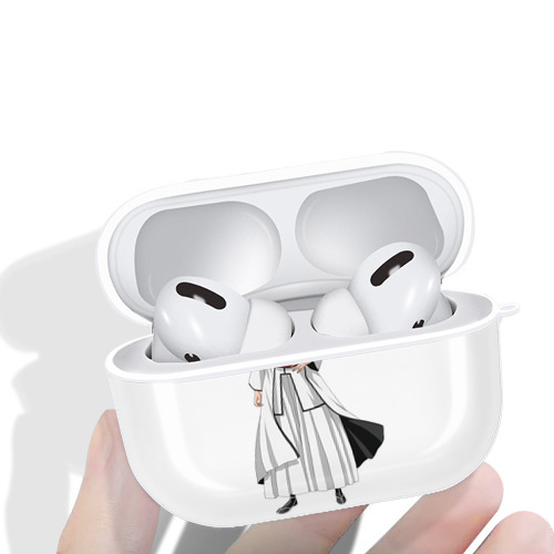 ブリーチ 藍染 惣右介（あいぜん そうすけ） BLEACH Aizen Sousuke 【AirPods Pro用】ハードシェル保護ケース 耐衝撃・防指紋・カラビナ付き商品仕様