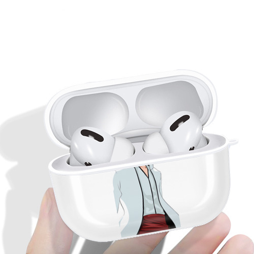 ブリーチ 藍染 惣右介（あいぜん そうすけ） BLEACH Aizen Sousuke 【AirPods Pro用】ハードシェル保護ケース 耐衝撃・防指紋・カラビナ付き商品仕様