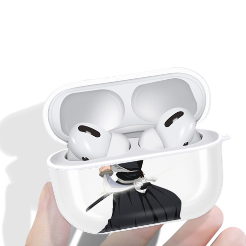 ブリーチ 藍染 惣右介（あいぜん そうすけ） BLEACH Aizen Sousuke 【AirPods Pro用】ハードシェル保護ケース 耐衝撃・防指紋・カラビナ付き商品仕様