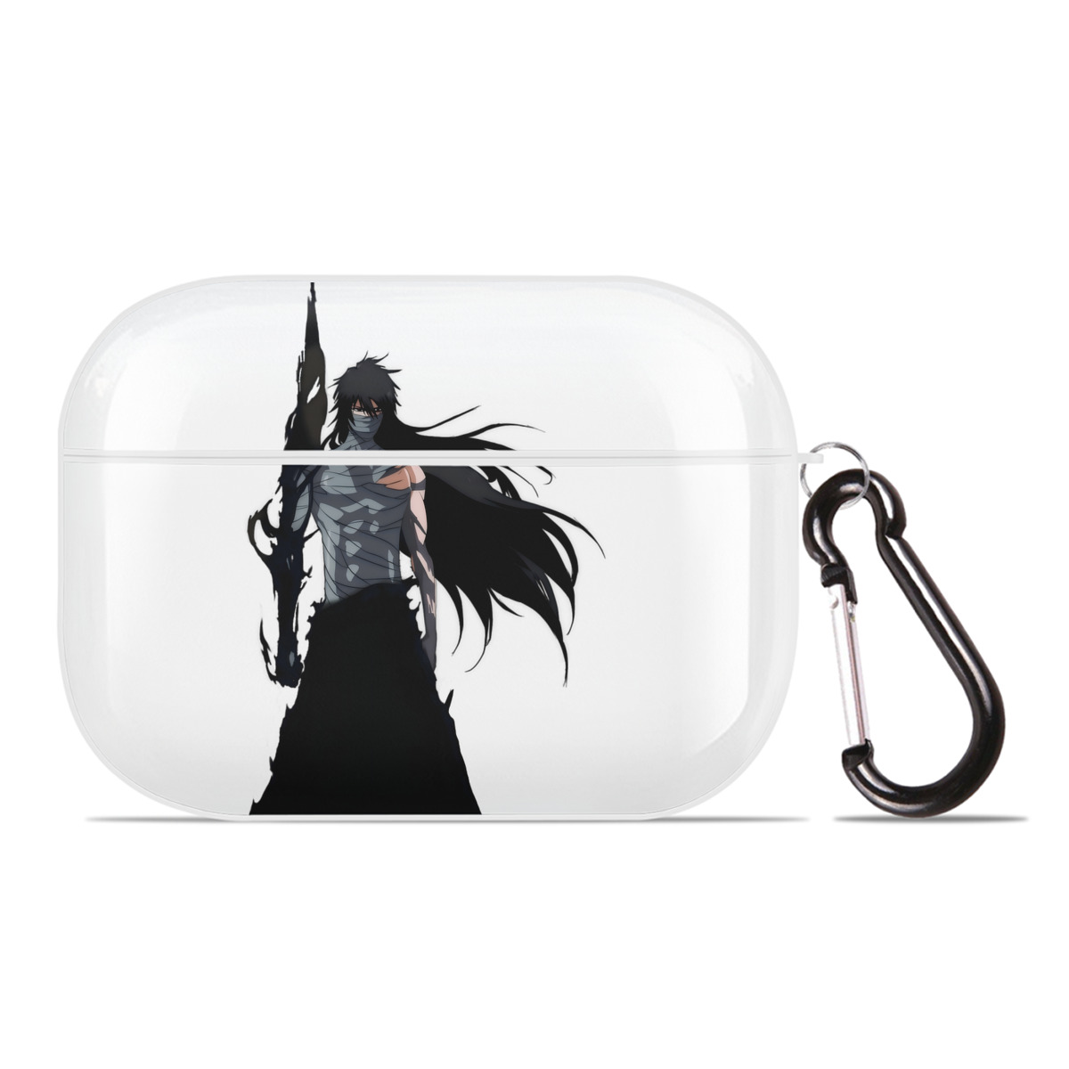 （画像用） ブリーチ 黒崎一護（くろさき いちご）BLEACH Kurosaki Ichigo 【AirPods Pro用】ハードシェル保護ケース 耐衝撃・防指紋・カラビナ付き商品仕様