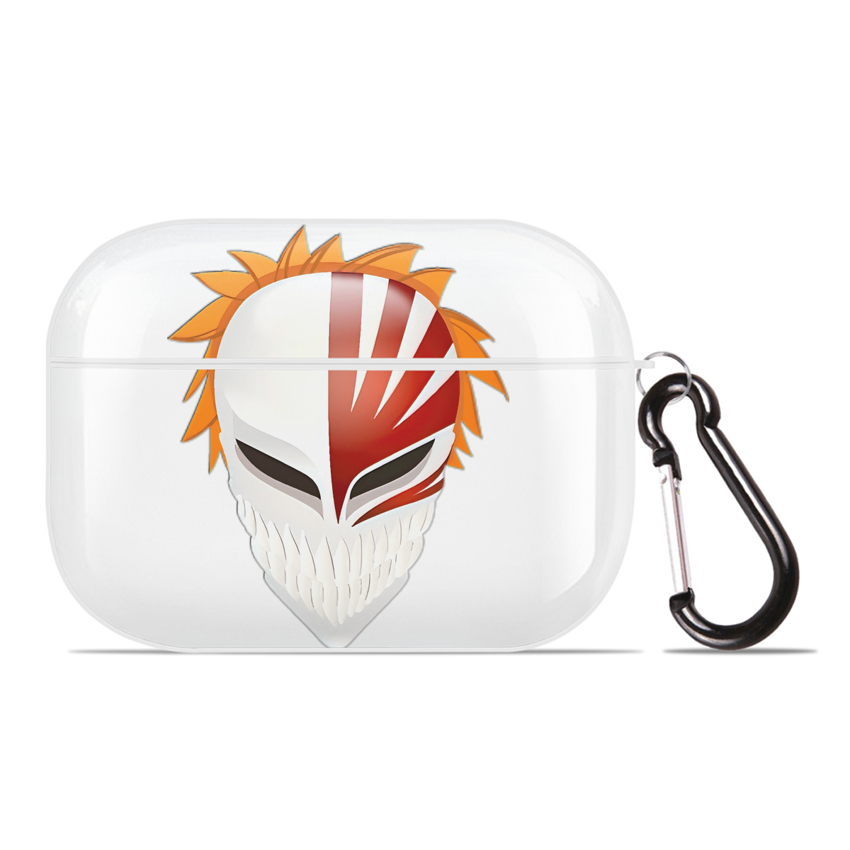 （画像用） ブリーチ 黒崎一護（くろさき いちご）BLEACH Kurosaki Ichigo 【AirPods Pro用】ハードシェル保護ケース 耐衝撃・防指紋・カラビナ付き商品仕様