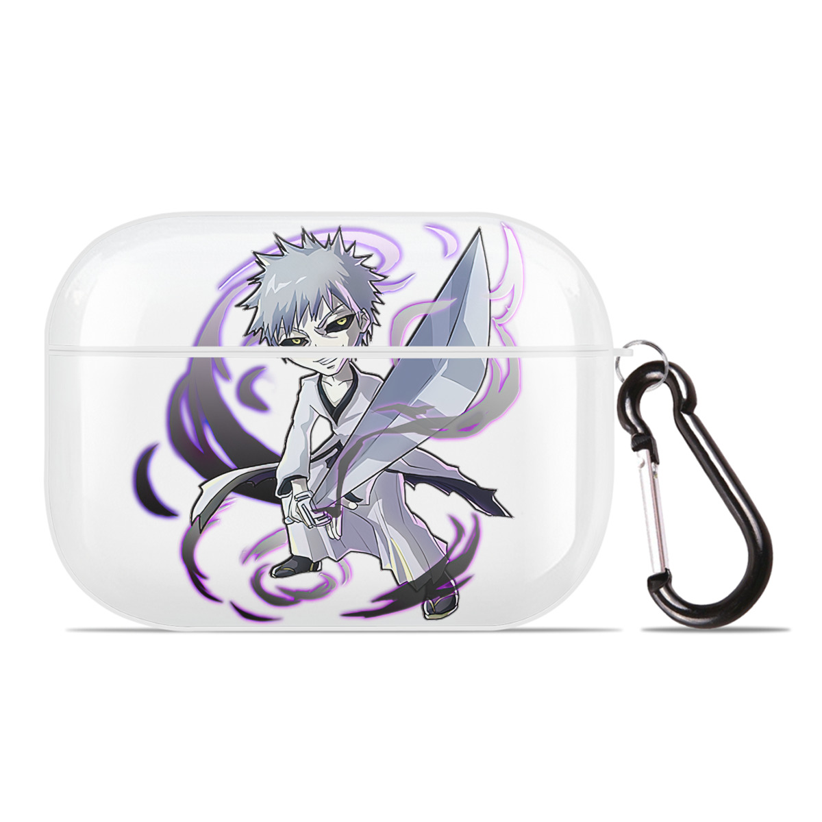 ブリーチ 黒崎一護（くろさき いちご）BLEACH Kurosaki Ichigo 【AirPods Pro用】ハードシェル保護ケース 耐衝撃・防指紋・カラビナ付き商品仕様
