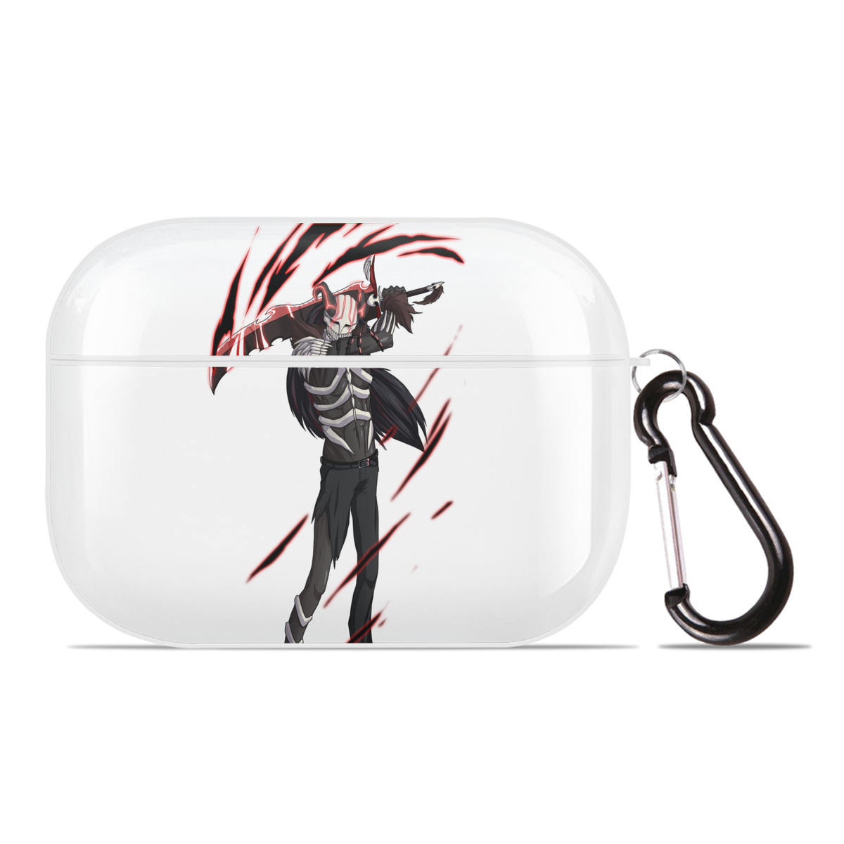 ブリーチ 黒崎一護（くろさき いちご）BLEACH Kurosaki Ichigo 【AirPods Pro用】ハードシェル保護ケース 耐衝撃・防指紋・カラビナ付き商品仕様