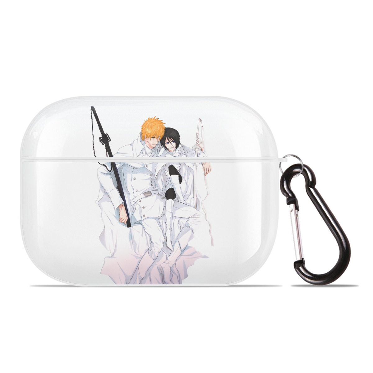 ブリーチ 黒崎一護（くろさき いちご）BLEACH Kurosaki Ichigo 【AirPods Pro用】ハードシェル保護ケース 耐衝撃・防指紋・カラビナ付き商品仕様