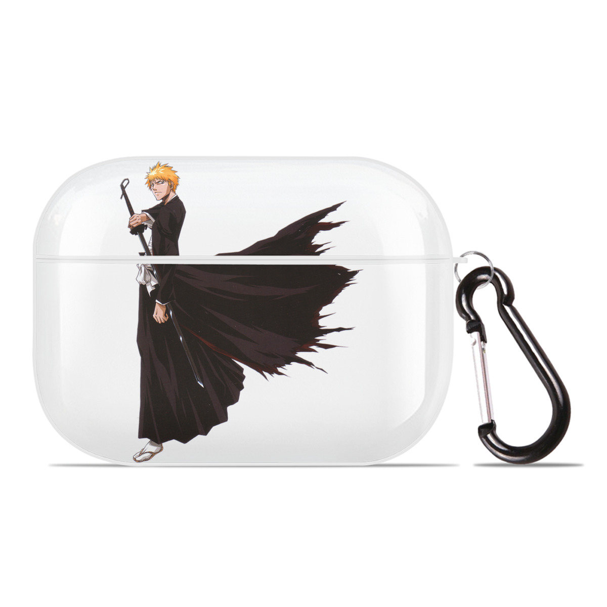 ブリーチ 黒崎一護（くろさき いちご）BLEACH Kurosaki Ichigo 【AirPods Pro用】ハードシェル保護ケース 耐衝撃・防指紋・カラビナ付き商品仕様