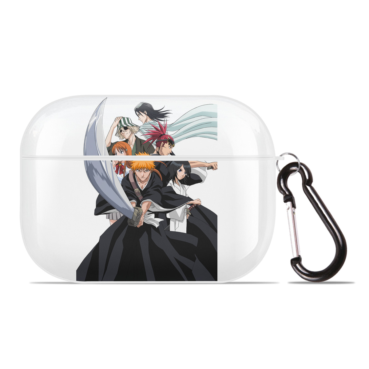 ブリーチ 黒崎一護（くろさき いちご）BLEACH Kurosaki Ichigo 【AirPods Pro用】ハードシェル保護ケース 耐衝撃・防指紋・カラビナ付き商品仕様
