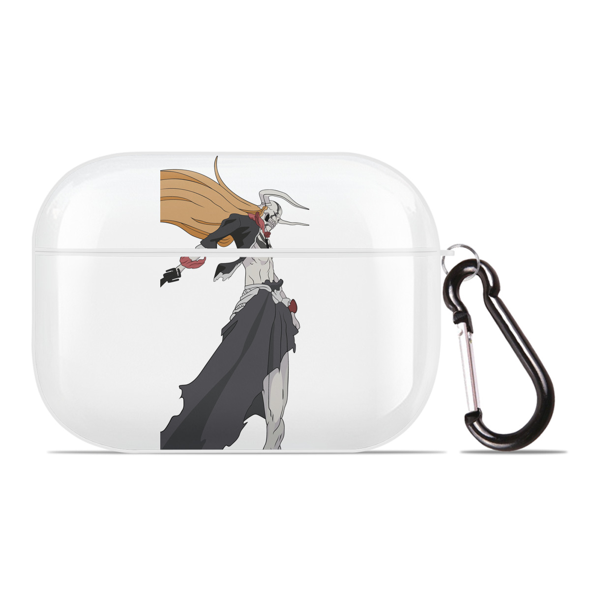 ブリーチ 黒崎一護（くろさき いちご）BLEACH Kurosaki Ichigo 【AirPods Pro用】ハードシェル保護ケース 耐衝撃・防指紋・カラビナ付き商品仕様