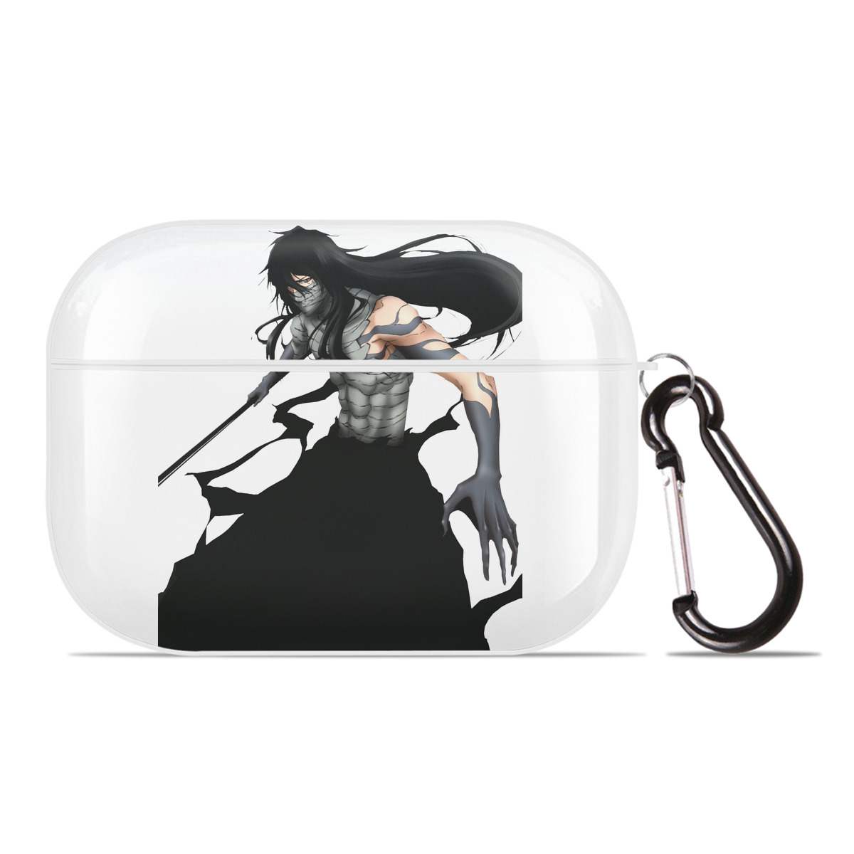 （画像用） ブリーチ 黒崎一護（くろさき いちご）BLEACH Kurosaki Ichigo 【AirPods Pro用】ハードシェル保護ケース 耐衝撃・防指紋・カラビナ付き商品仕様