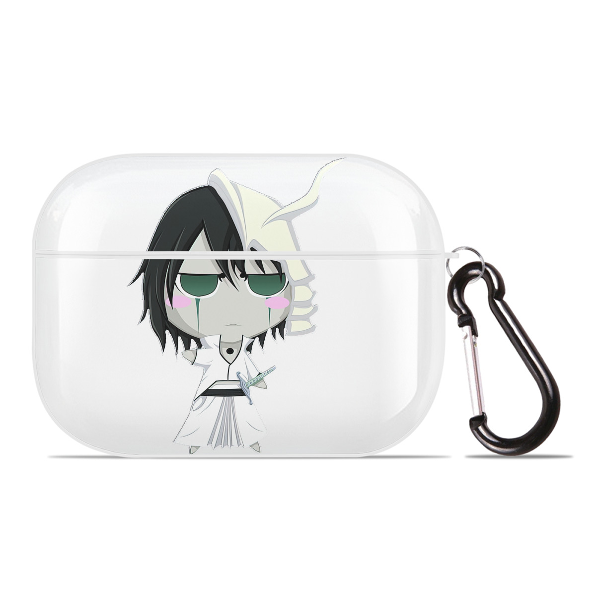 （画像用） ブリーチ ウルキオラ·シファー BLEACH Ulquiorra cifer 【AirPods Pro用】ハードシェル保護ケース 耐衝撃・防指紋・カラビナ付き商品仕様