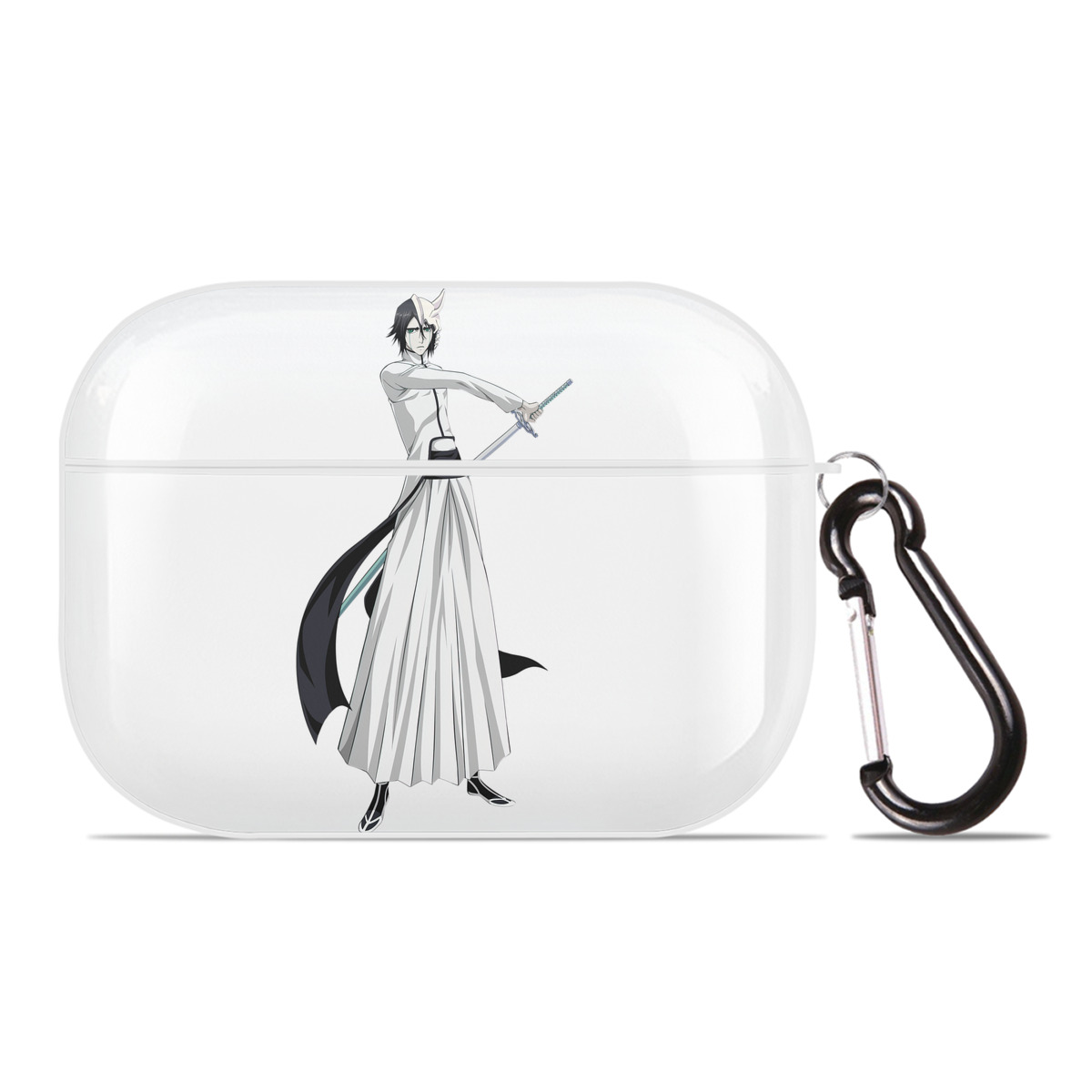 （画像用） ブリーチ ウルキオラ·シファー BLEACH Ulquiorra cifer 【AirPods Pro用】ハードシェル保護ケース 耐衝撃・防指紋・カラビナ付き商品仕様