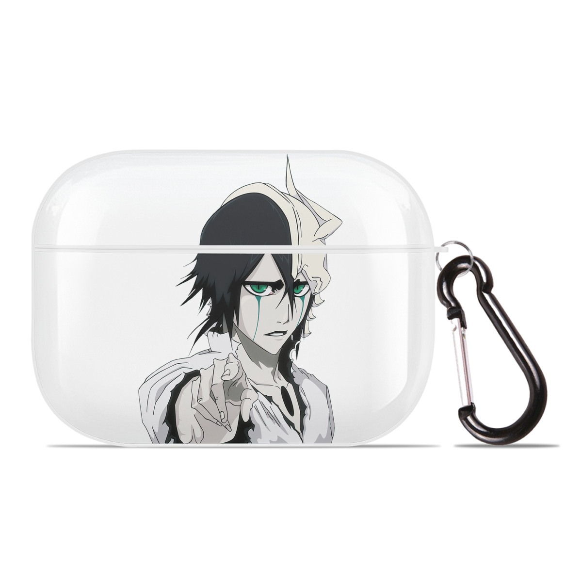 （画像用） ブリーチ ウルキオラ·シファー BLEACH Ulquiorra cifer 【AirPods Pro用】ハードシェル保護ケース 耐衝撃・防指紋・カラビナ付き商品仕様