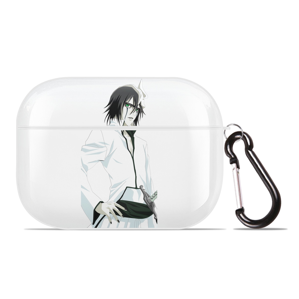 （画像用） ブリーチ ウルキオラ·シファー BLEACH Ulquiorra cifer 【AirPods Pro用】ハードシェル保護ケース 耐衝撃・防指紋・カラビナ付き商品仕様