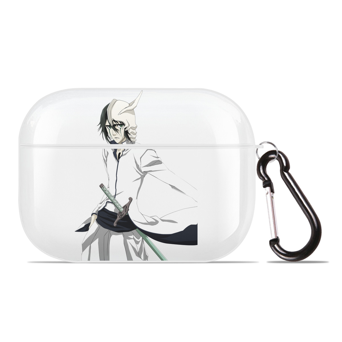 （画像用） ブリーチ ウルキオラ·シファー BLEACH Ulquiorra cifer 【AirPods Pro用】ハードシェル保護ケース 耐衝撃・防指紋・カラビナ付き商品仕様
