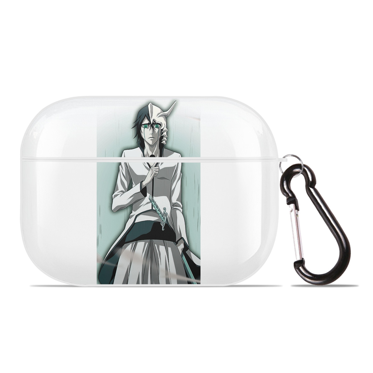 （画像用） ブリーチ ウルキオラ·シファー BLEACH Ulquiorra cifer 【AirPods Pro用】ハードシェル保護ケース 耐衝撃・防指紋・カラビナ付き商品仕様