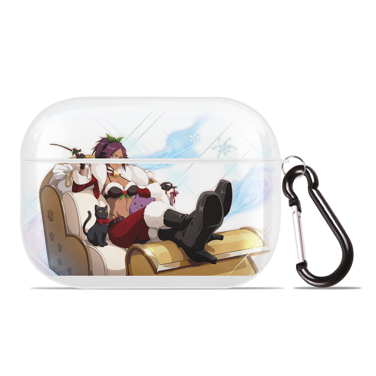 （画像用） ブリーチ 四楓院 夜一（しほういん よるいち） BLEACH Shihouin Yoruichi 【AirPods Pro用】ハードシェル保護ケース 耐衝撃・防指紋・カラビナ付き商品仕様