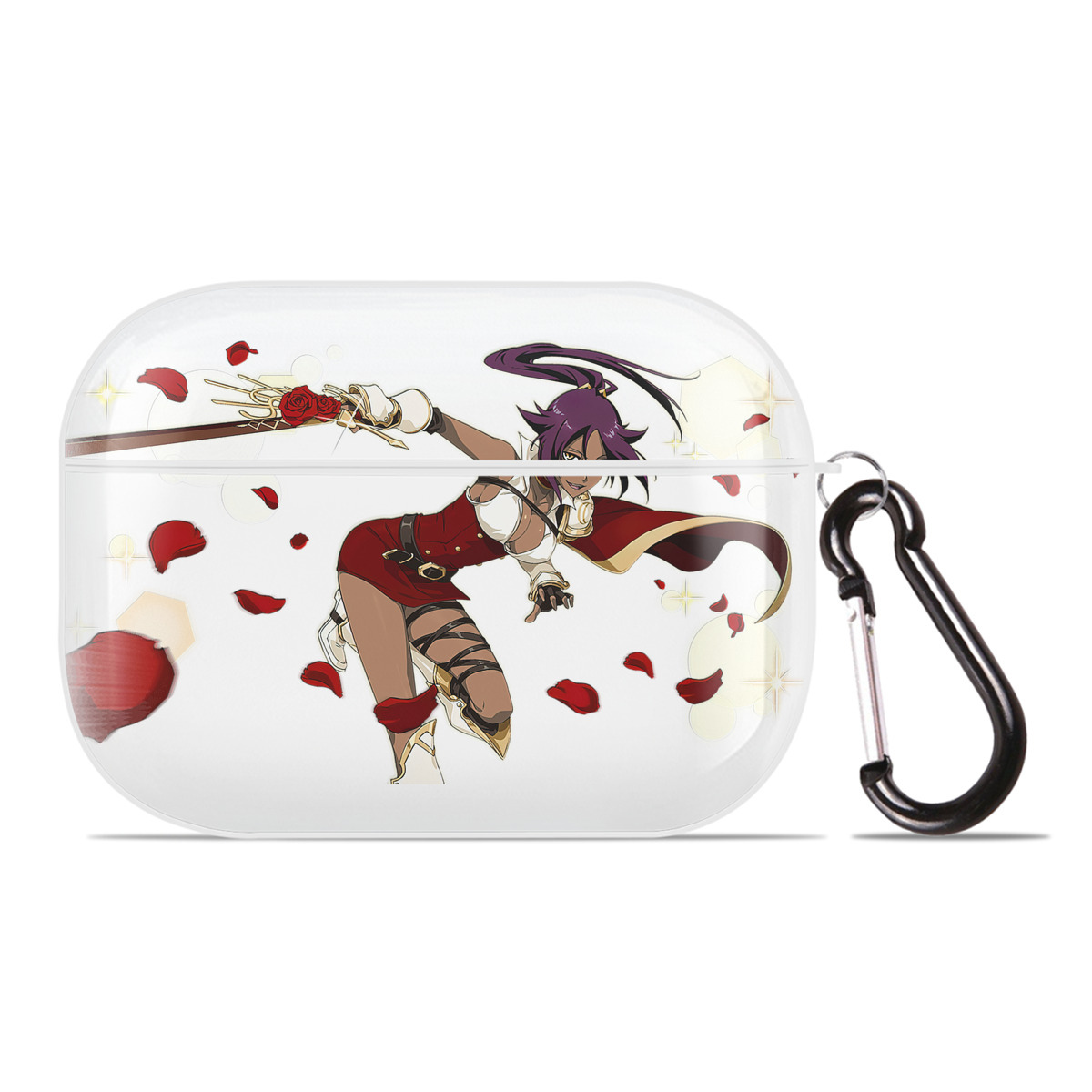 （画像用） ブリーチ 四楓院 夜一（しほういん よるいち） BLEACH Shihouin Yoruichi 【AirPods Pro用】ハードシェル保護ケース 耐衝撃・防指紋・カラビナ付き商品仕様