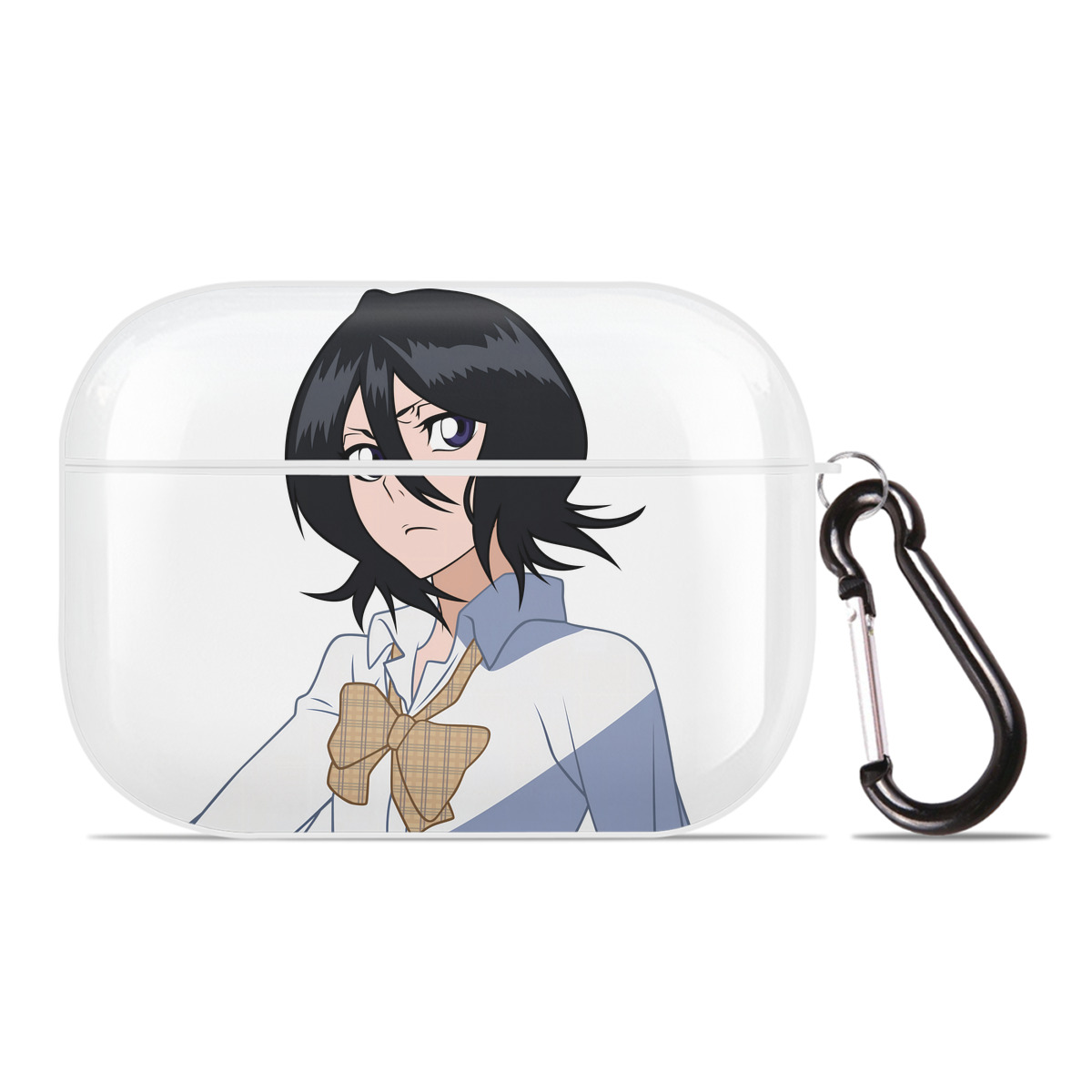 （画像用） ブリーチ 朽木ルキア BLEACH Kuchiki Rukia 【AirPods Pro用】ハードシェル保護ケース 耐衝撃・防指紋・カラビナ付き商品仕様