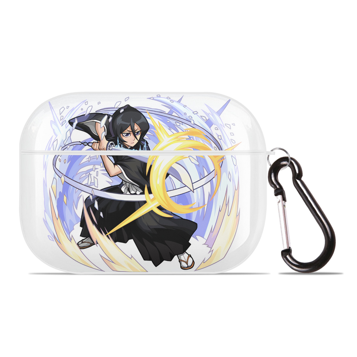 （画像用） ブリーチ 朽木ルキア BLEACH Kuchiki Rukia 【AirPods Pro用】ハードシェル保護ケース 耐衝撃・防指紋・カラビナ付き商品仕様